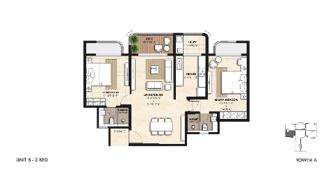 2 BHK Plan