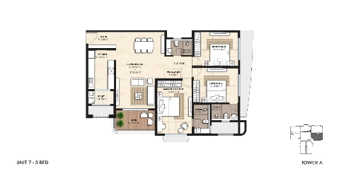 3 BHK Plan